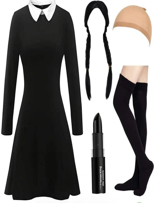 5-Piece Merlina costume