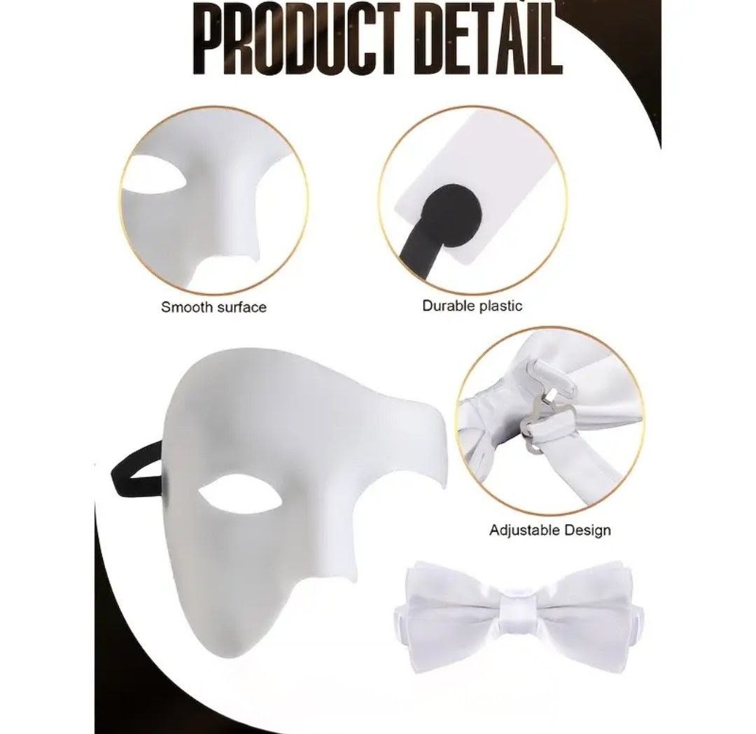 Dramatic Elegance! Complete Phantom of the Opera / Master of Ceremonies Costume Kit – Instant Halloween Luxury