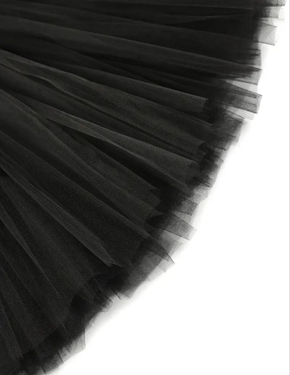 Deluxe Dark Fairy/Raven Costume – Feather Wings & Black Tulle Tutu Dress