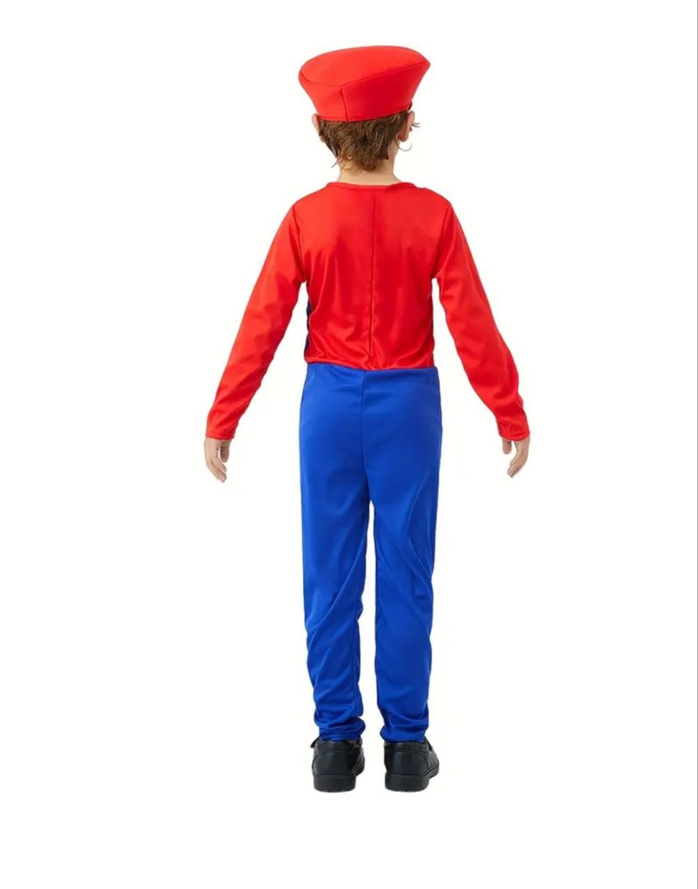 READY FOR ADVENTURE! Complete Mario Bros. Costume for Boys - Breathable Fabric.