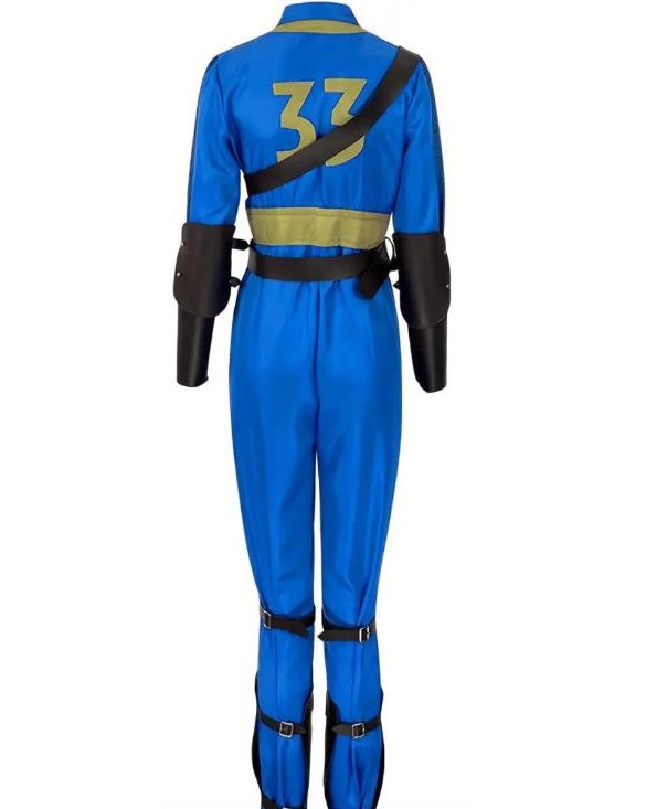 Fallout Costume 33 Blue Jumpsuit Fallout Season 1 Cosplay Suit Halloween