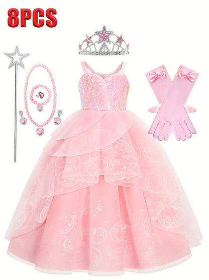 Glinda dress for girls, from the movie The Wicked