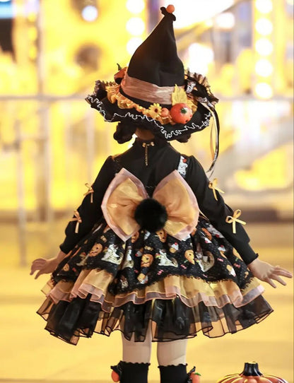 Elegant Halloween dress for little girls
